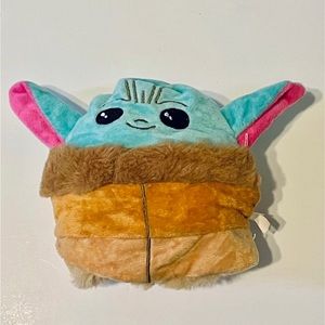 Reversible Baby Yoda Grogu Plush Toy Double-Sided